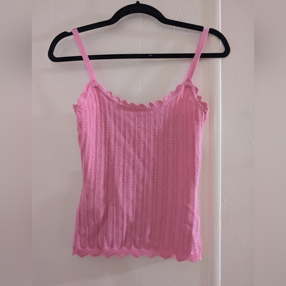 Versatile Pink Knit Cami Top - Picture 1 of 4